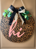 Hi Door Sign